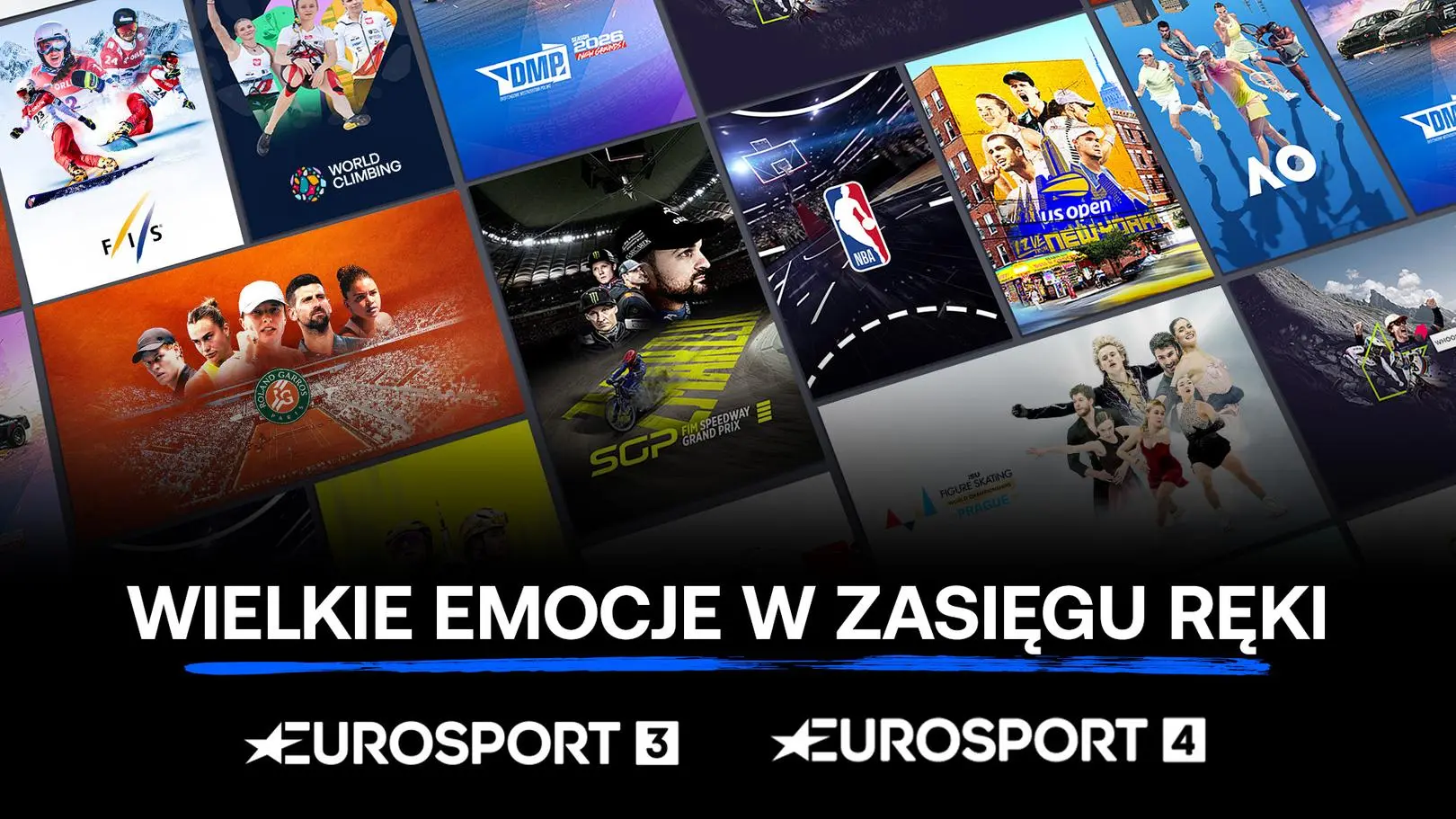 Kanały Eurosport 3 i Eurosport 4 z zasięgiem blisko 4 milionów gospodarstw domowych!