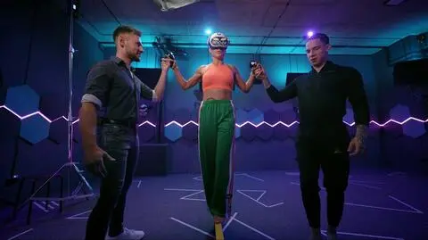 Pokonaj mnie, jeśli potrafisz: M. Rozenek-Majdan, K. Nowaczkiewicz z trenerem