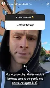 Michał o relacjach po programie