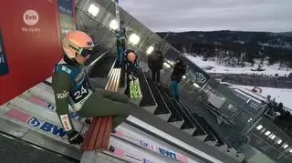 Zobacz skok Dawida Kubackiego z 1. serii konkursu w Oslo