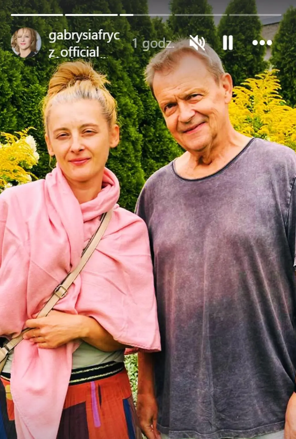 Gabriela Frycz i Jan Frycz