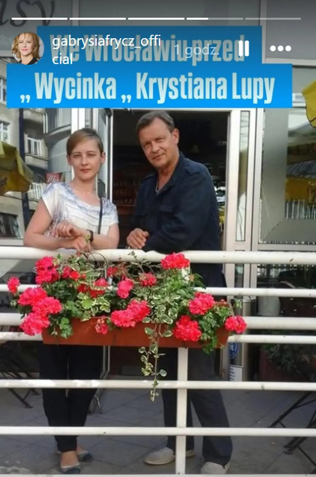 Gabriela Frycz i Jan Frycz