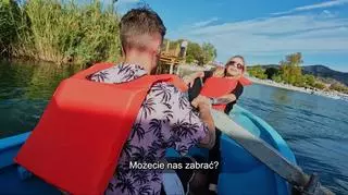 Azja Express: Andziaks i Luka płynęli tyłem na łódce