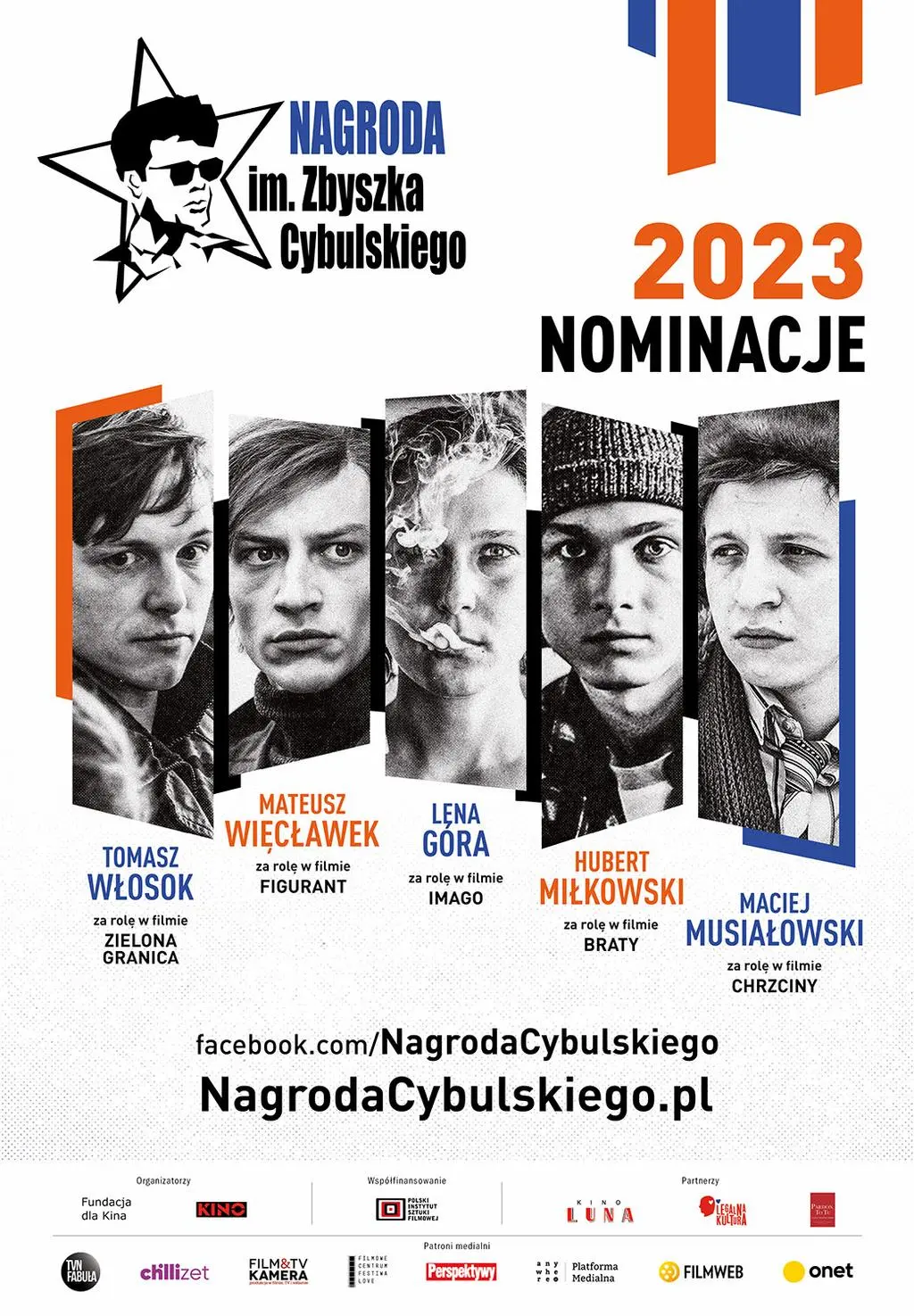 Plakat Nagroda im. Zbyszka Cybulskiego 