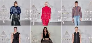 Helena, Martyna, Kuba, Dominik, Julia i Jakub na pokazie Mariusz Przybylskiego na Berlin Fashion Week