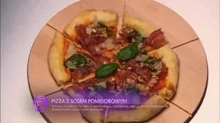 Marta Kornacka: Pizza z sosem pomidorowym