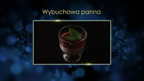 Marzena i Konrad: WYBUCHOWA PANNA, czyli kokosowa panna cotta z galaretką z granatu 