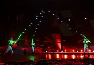 "Od lat Was obserwuje, to nie jest Wasz pierwszy raz". Marcin Prokop zachwycony występem z dronami