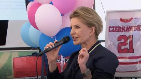 Joanna Racewicz na charytatywnym turnieju golfa w Siemianowicach Śląskich