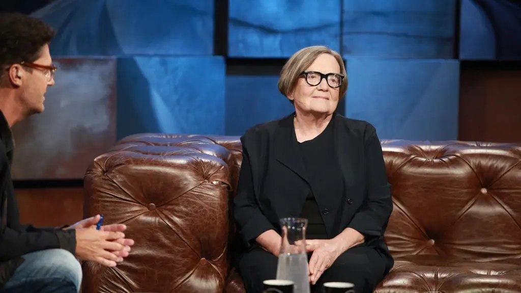 Kuba Wojewódzki i Agnieszka Holland