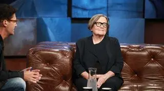 Kuba Wojewódzki i Agnieszka Holland