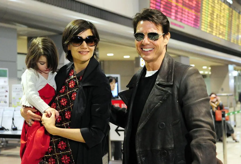 Katie Holmes i Tom Cruise z córką Surie