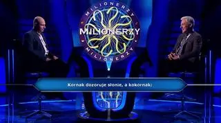 Milionerzy: Mikołaj usłyszał pytanie za ćwierć miliona