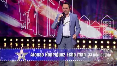 Afonso Rodriguez z Portugalii na scenie "Mam talent!"