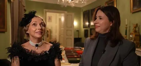 Kinga Dębska o roli baronowej Rzeżuchowskiej w filmie "Lalka". "To jest bardzo wzbogacające"