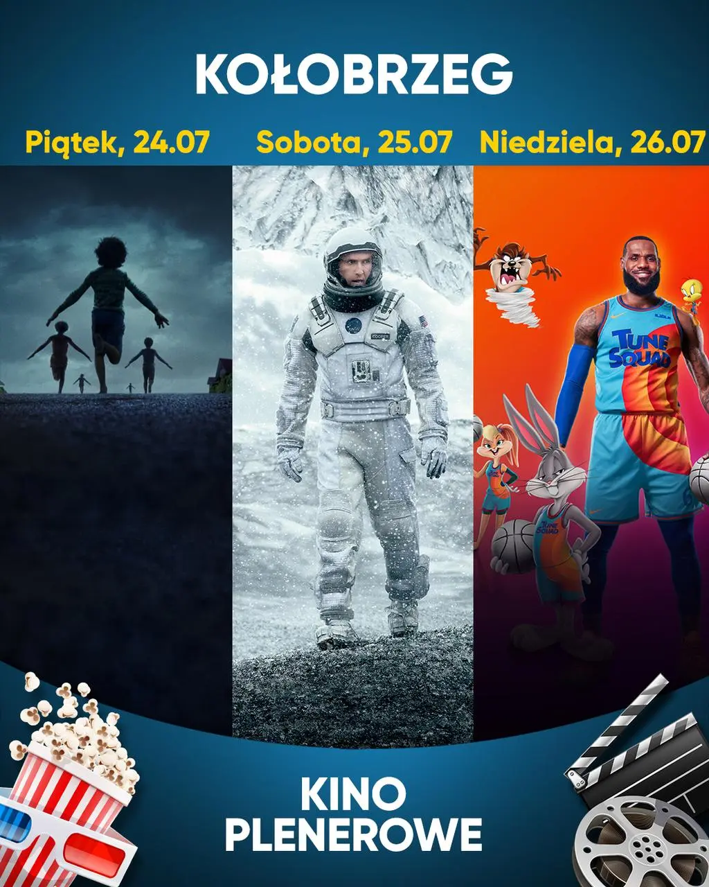 Kino plenerowe Projekt Plaża 2026 Dziwnów