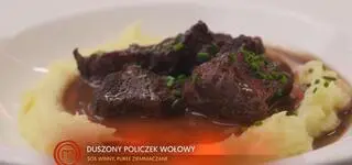 Klasyczne policzki wołowe na puree ziemniaczanym