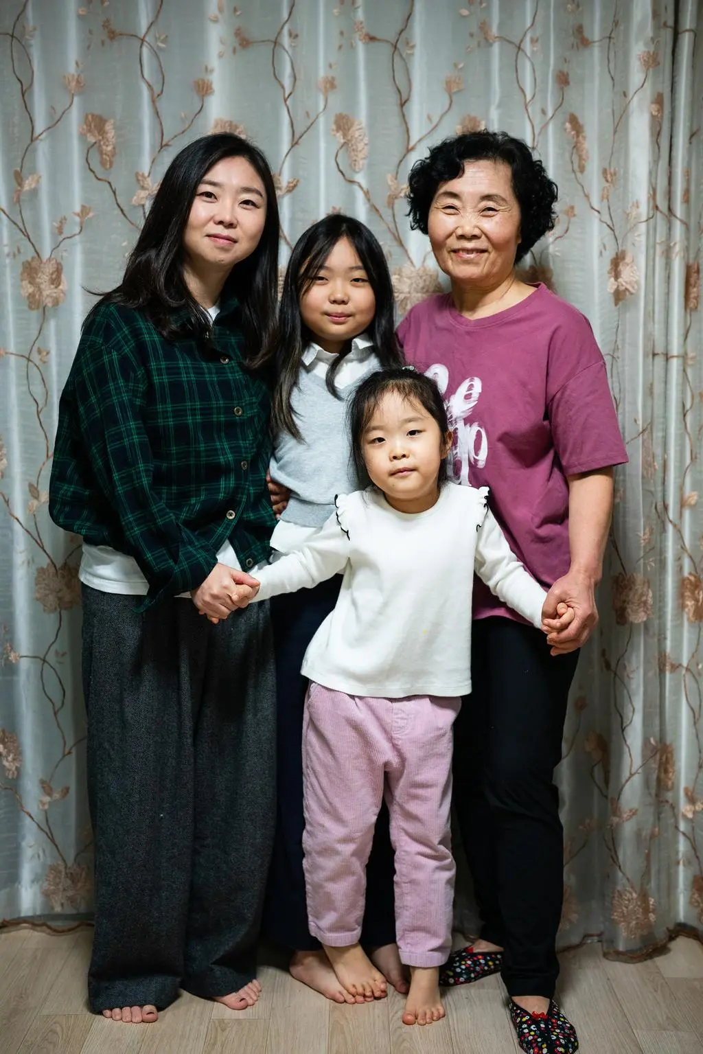 Kobieta na krańcu świata: Eunju Kim z rodziną