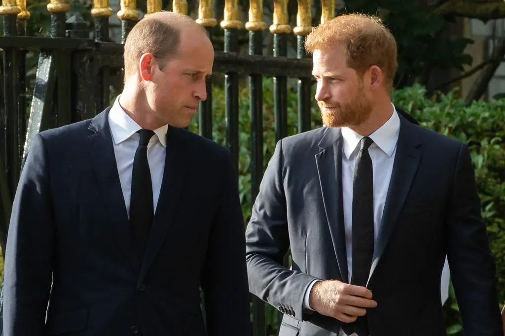 Książę Harri i książę William
