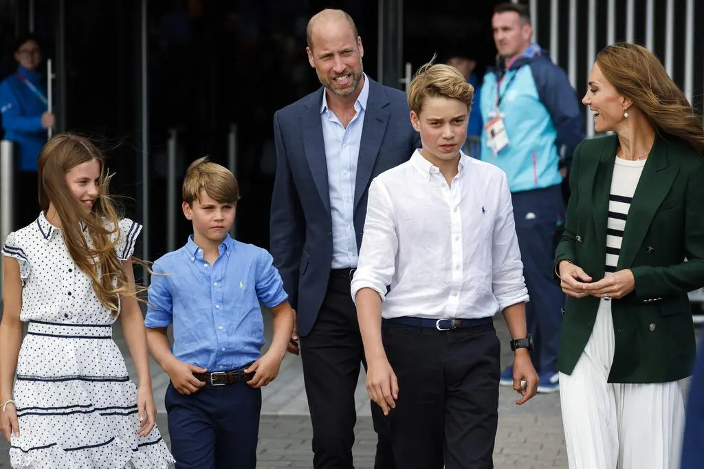 Książę William i księżna Kate pojawili się w Glasgow razem z dziećmi