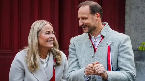 Księżna Mette-Maritt i książę Haakon