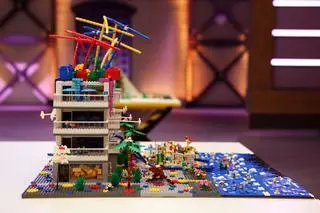 Lego Masters: odcinek 1, zadanie 1 - Ola i Szymon