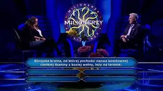 Milionerzy: kaszmir dał Agnieszce i Agacie 75 tysięcy!