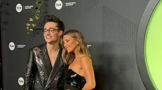 Spotkanie gwiazd TVN: Michał Korkosz i Julia Wieniawa 