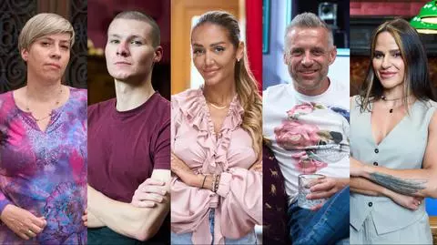 The Traitors. Zdrajcy: Monika, Alex, Dominika, Piotr, Olga