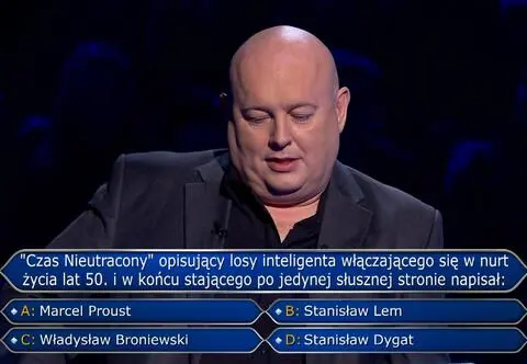 Kto napisał "Czas nieutracony"? Tomasz zapytał publiczność. Nie wiedziała