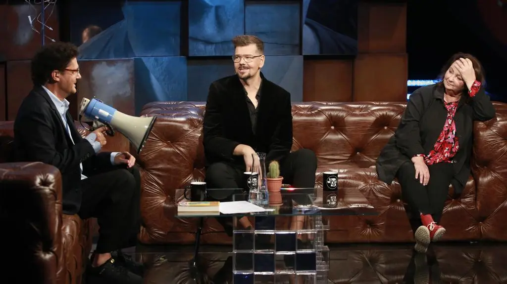 Kuba Wojewódzki, Michał Figurski i Anna Dymna 
