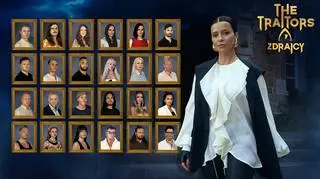 The Traitors. Zdrajcy: Malwina Wędzikowska i uczestnicy