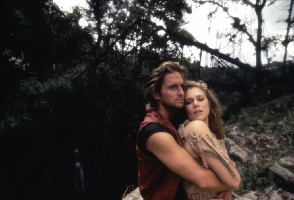 Michael Douglas i Kathleen Turner