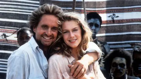 Michael Douglas i Kathleen Turner