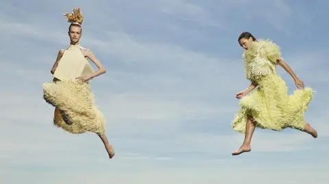 "Top Model" - sesja na trampolinach