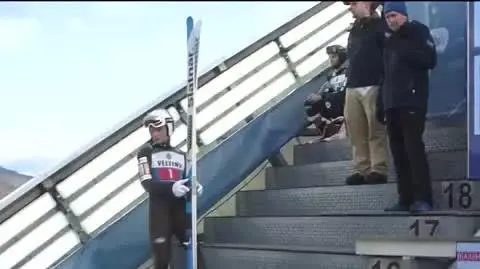Skok Piotra Żyły - Garmisch-Partenkirchen 1. seria
