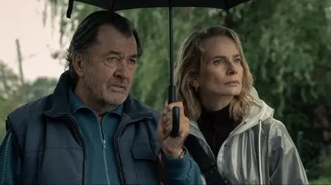 Olek Krupa i Magdalena Cielecka w serialu "Zmora"
