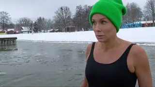 Pokonaj mnie, jeśli potrafisz: Małgorzata Rozenek-Majdan przerwała trening w jeziorze