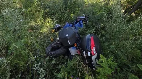Pościg za motocyklistą w Wasilkowie. 58-latek uciekał przed policją