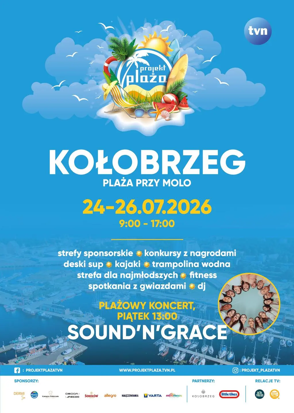 Projekt Plaża 2026 Kołobrzeg