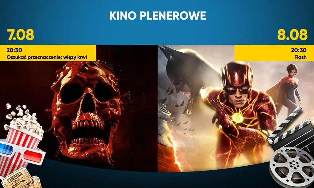 Projekt Plaża 2026 w Dźwirzynie - kino plenerowe