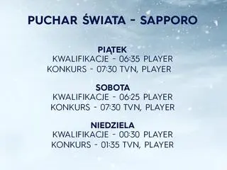 Harmonogram Sapporo