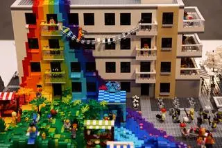 Lego Masters: odcinek 1, zadanie 1 - Martyna i Piotr