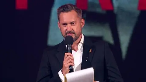 Wejście gwiazd "39 i pół tygodnia" na konferencję ramówkową Grupy TVN i Discovery