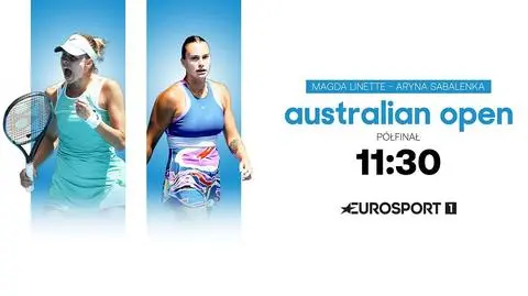 Półfinałowy mecz Magdy Linette w Australian Open w czwartek na żywo w Eurosporcie 1 i Playerze