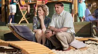 Kadr z filmu Teściowie 2 - Izabela Kuna i Adam Woronowicz