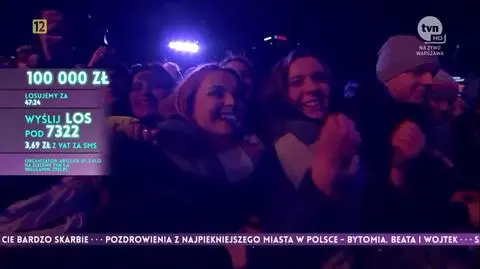 Agnieszka Chylińska na Sylwestrze 2016 cz