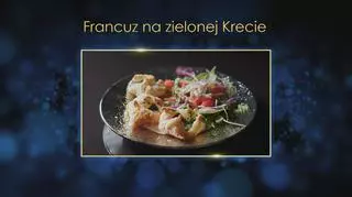 Ania i Radek: Francuz na zielonej Krecie, czyli sakiewka z ciasta francuskiego ze szpinakiem i fetą