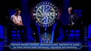 Milionerzy: Bartek Bar przed pytaniem za pół miliona. Hubert już wypisał czek!