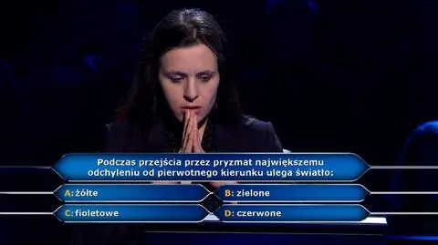 Milionerzy: Pytanie o... światło
